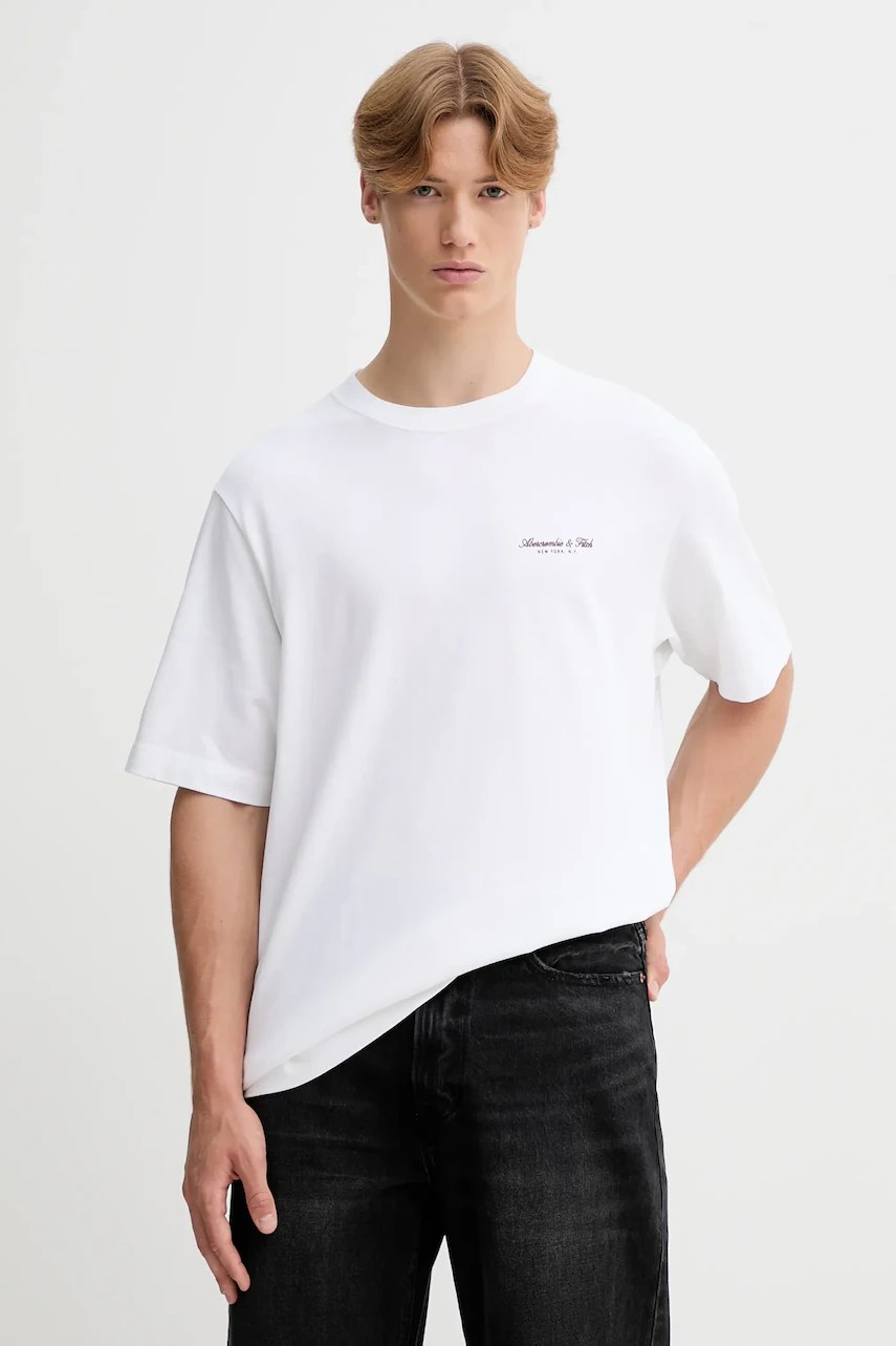 Tricou din bumbac abercrombie & fitch Tricou din bumbac abercrombie & fitch