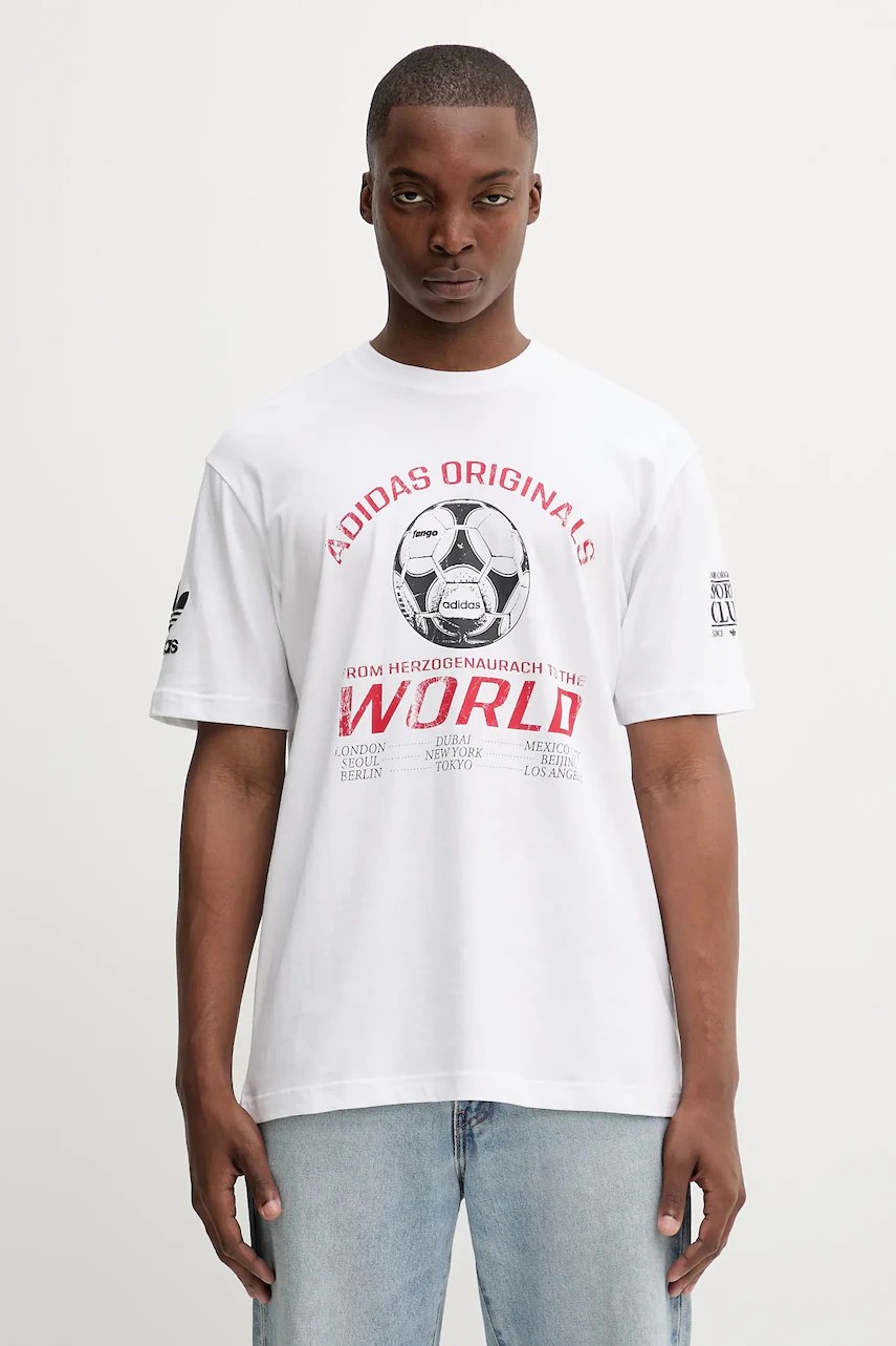 Tricou adidas originals din bumbac 90S Ftbl Tricou adidas originals din bumbac 90S Ftbl