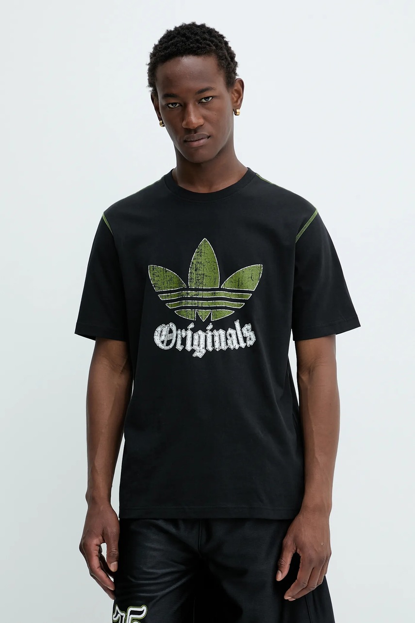 Tricou adidas originals GRFX TEE din bumbac Tricou adidas originals GRFX TEE din bumbac