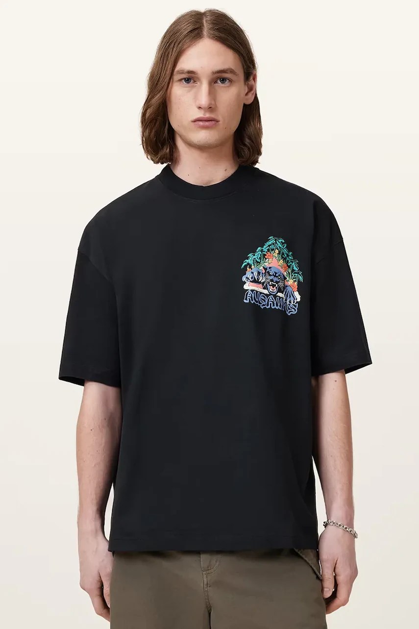 Tricou din bumbac POUNCE AllSaints Tricou din bumbac POUNCE AllSaints