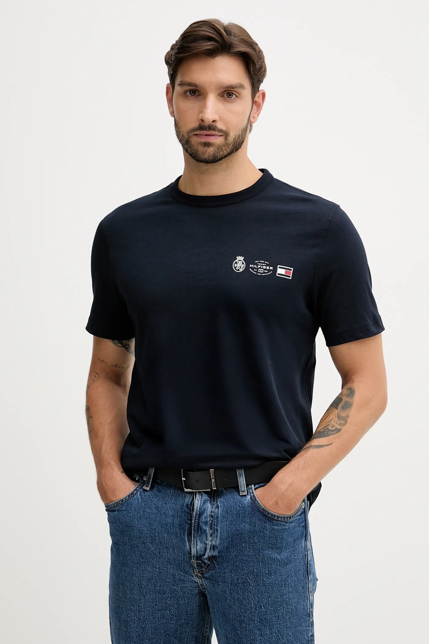 Tricou din bumbac tommy hilfiger Tricou din bumbac tommy hilfiger