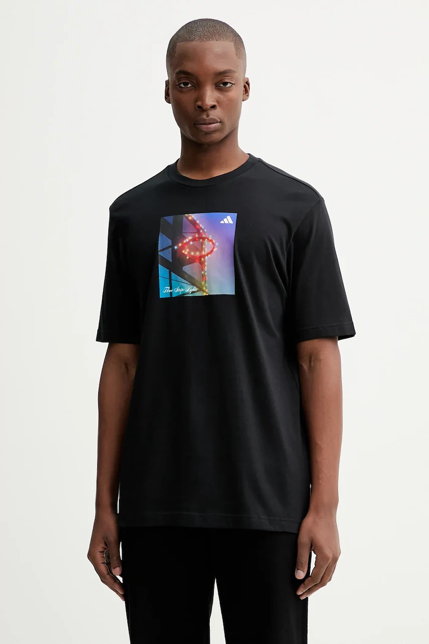 Tricou din bumbac adidas HLDY Court Tricou din bumbac adidas HLDY Court