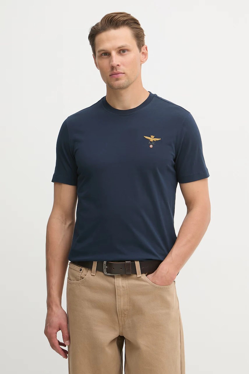 Tricou bărbătesc aeronautica militare din bumbac Tricou bărbătesc aeronautica militare din bumbac