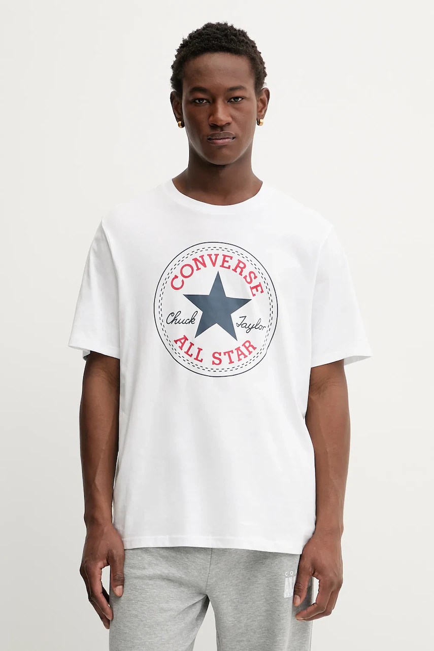 Tricou bărbați converse din bumbac Tricou bărbați converse din bumbac