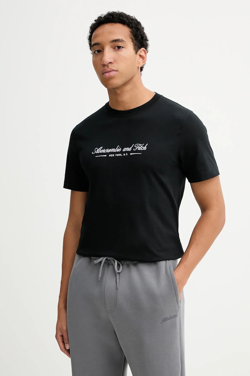 Tricou din bumbac abercrombie & fitch Tricou din bumbac abercrombie & fitch