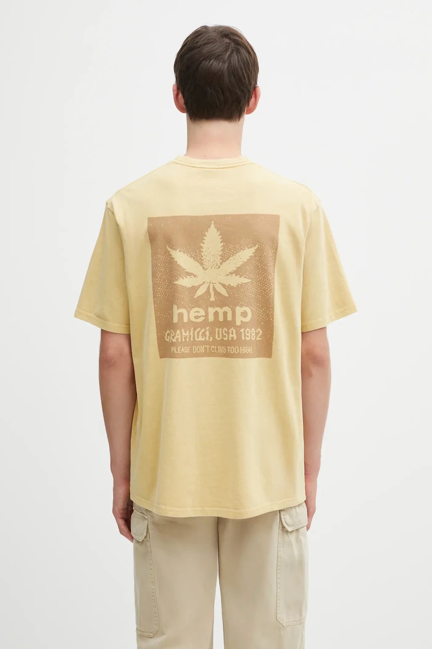 Tricou din bumbac Hemp gramicci Tricou din bumbac Hemp gramicci