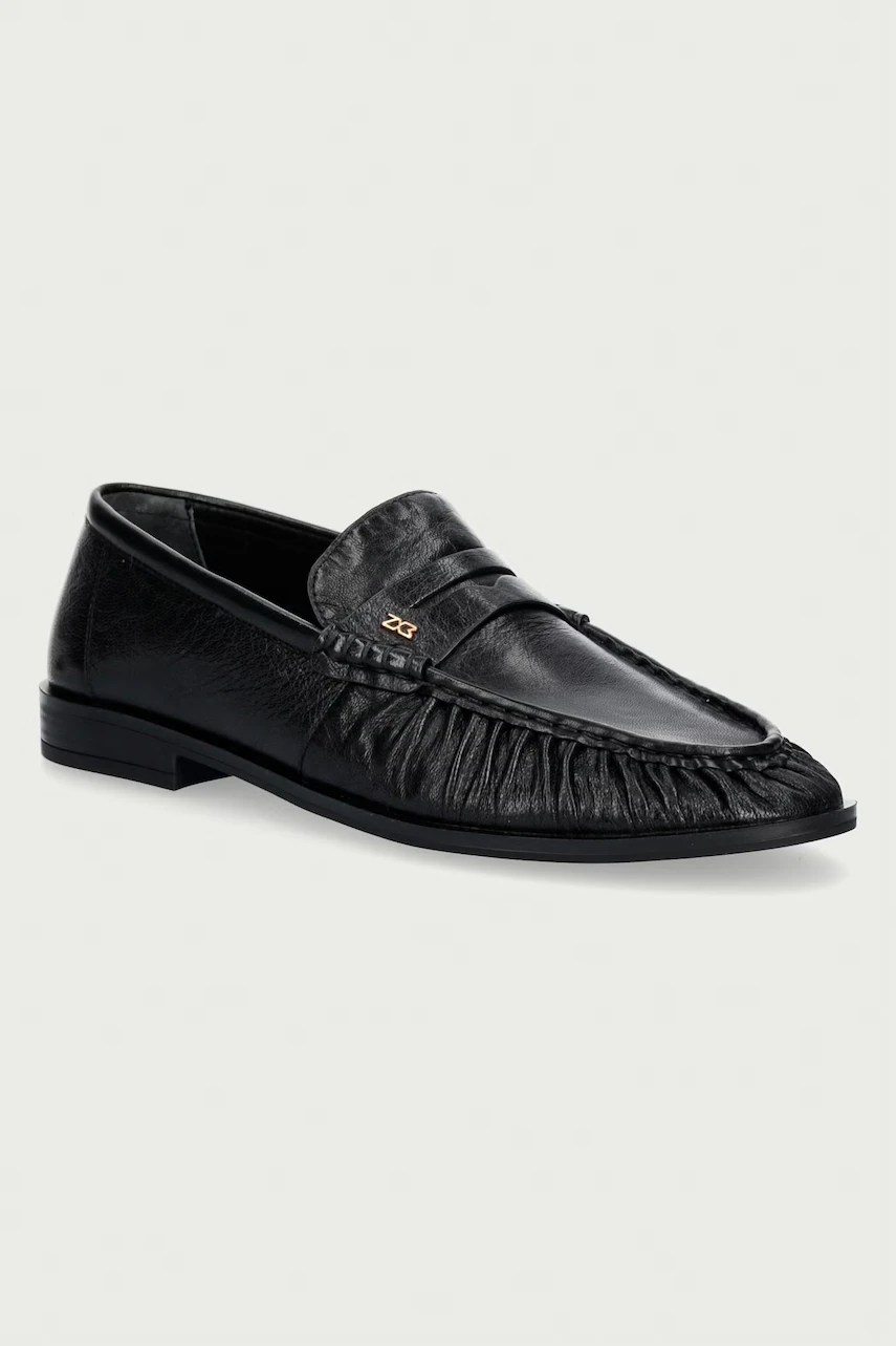 Mocasini pentru femei din piele Haven Black Athena – Nokwol Mocasini pentru femei din piele Haven Black Athena – Nokwol