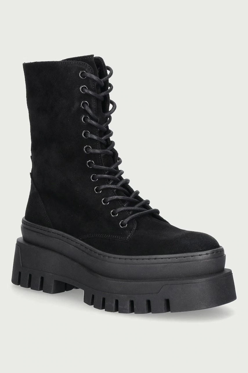 bocanci cu platformă din piele întoarsă pentru femei Coast – Steve Madden bocanci cu platformă din piele întoarsă pentru femei Coast – Steve Madden