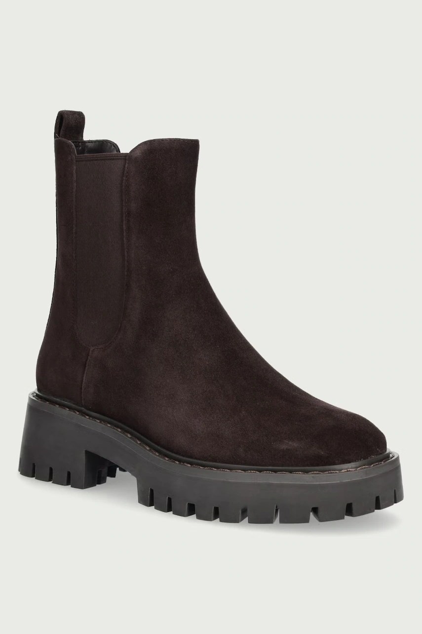 Ghete scurte pentru femei din piele întoarsă Asher Flat Bootie – MICHAEL Michael Kors Ghete scurte pentru femei din piele întoarsă Asher Flat Bootie – MICHAEL Michael Kors