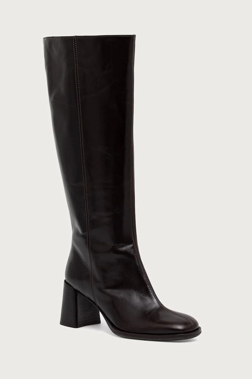 Cizme cu toc pentru femei din piele espresso marte calf 86 – Billi Bi Cizme cu toc pentru femei din piele espresso marte calf 86 – Billi Bi