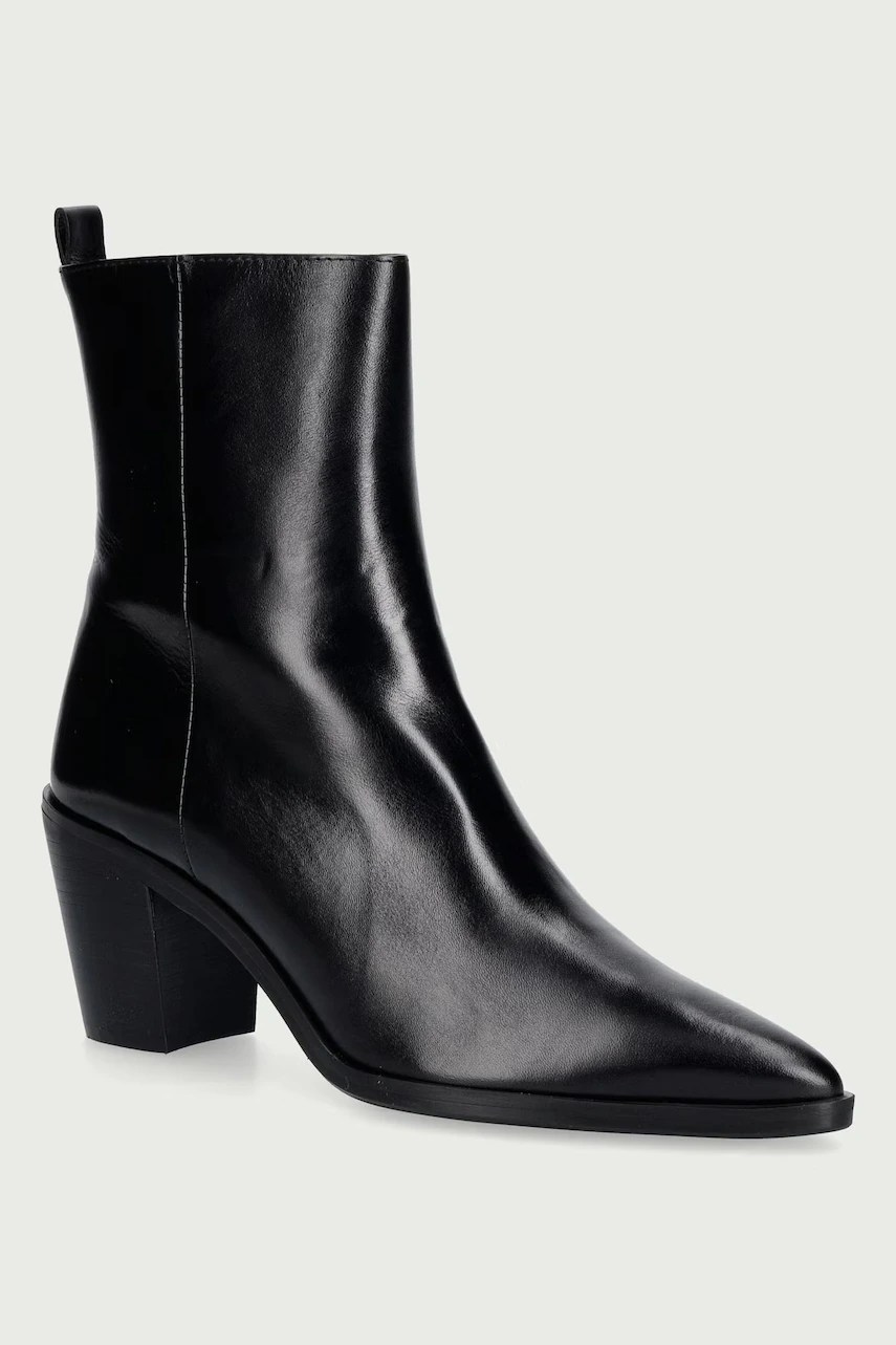 Botine din piele negre pentru femei 80 – Billi Bi Botine din piele negre pentru femei 80 – Billi Bi