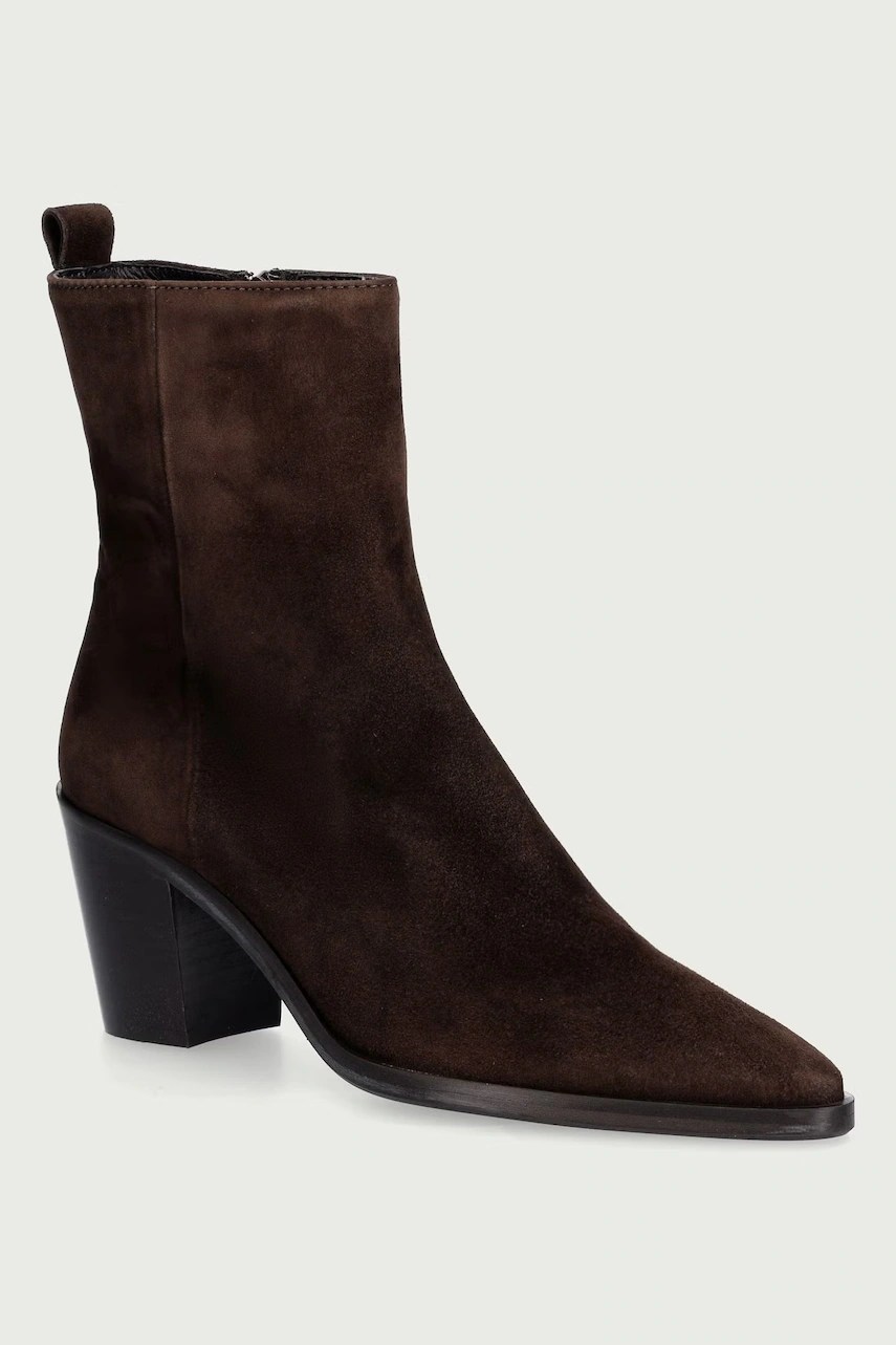Botine cu toc din piele întoarsă t.moro 490 suede 56 – Billi Bi Botine cu toc din piele întoarsă t.moro 490 suede 56 – Billi Bi