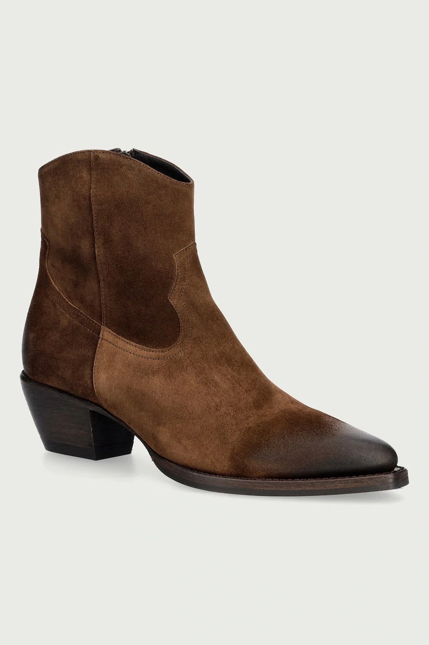 Cizme cowboy din piele întoarsă arabica babysilk suede 554 – Billi Bi Cizme cowboy din piele întoarsă arabica babysilk suede 554 – Billi Bi