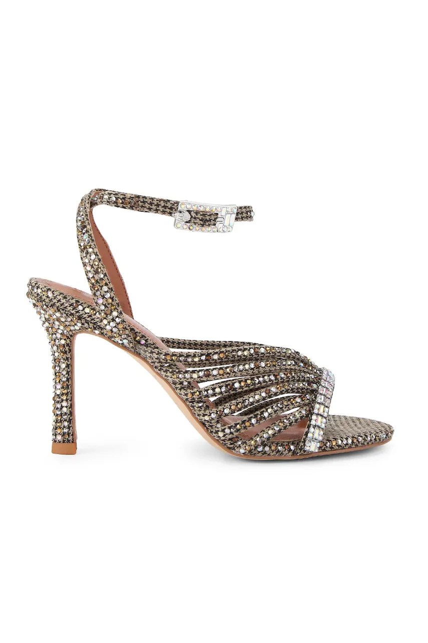 Sandale cu toc înalt Crystal Strappy – Kurt Geiger London / Element Sandale cu toc înalt Crystal Strappy – Kurt Geiger London / Element