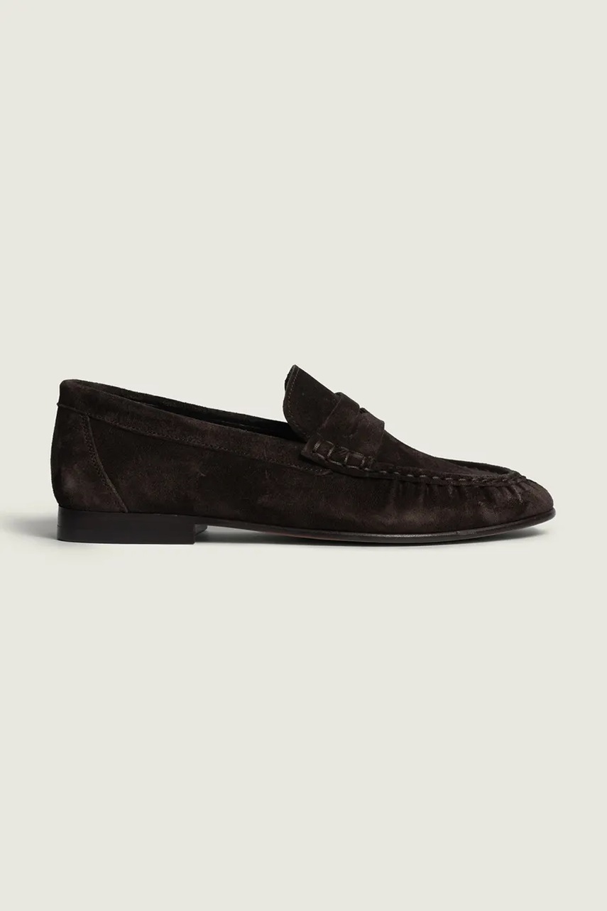 Mocasini pentru femei din piele întoarsă Penny Loafer – Posa Mocasini pentru femei din piele întoarsă Penny Loafer – Posa