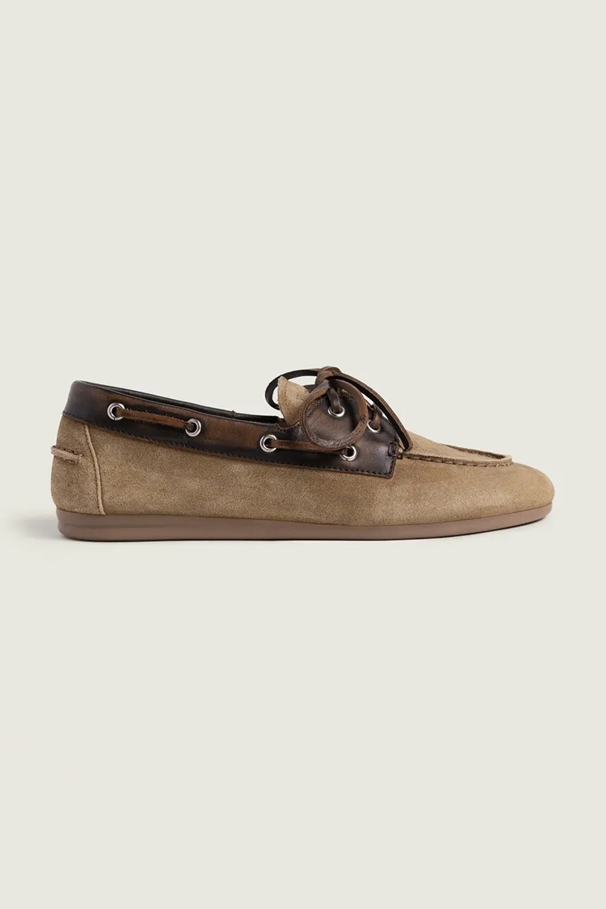 Mocasini pentru femei din piele întoarsă Boat Loafer – Posa Mocasini pentru femei din piele întoarsă Boat Loafer – Posa