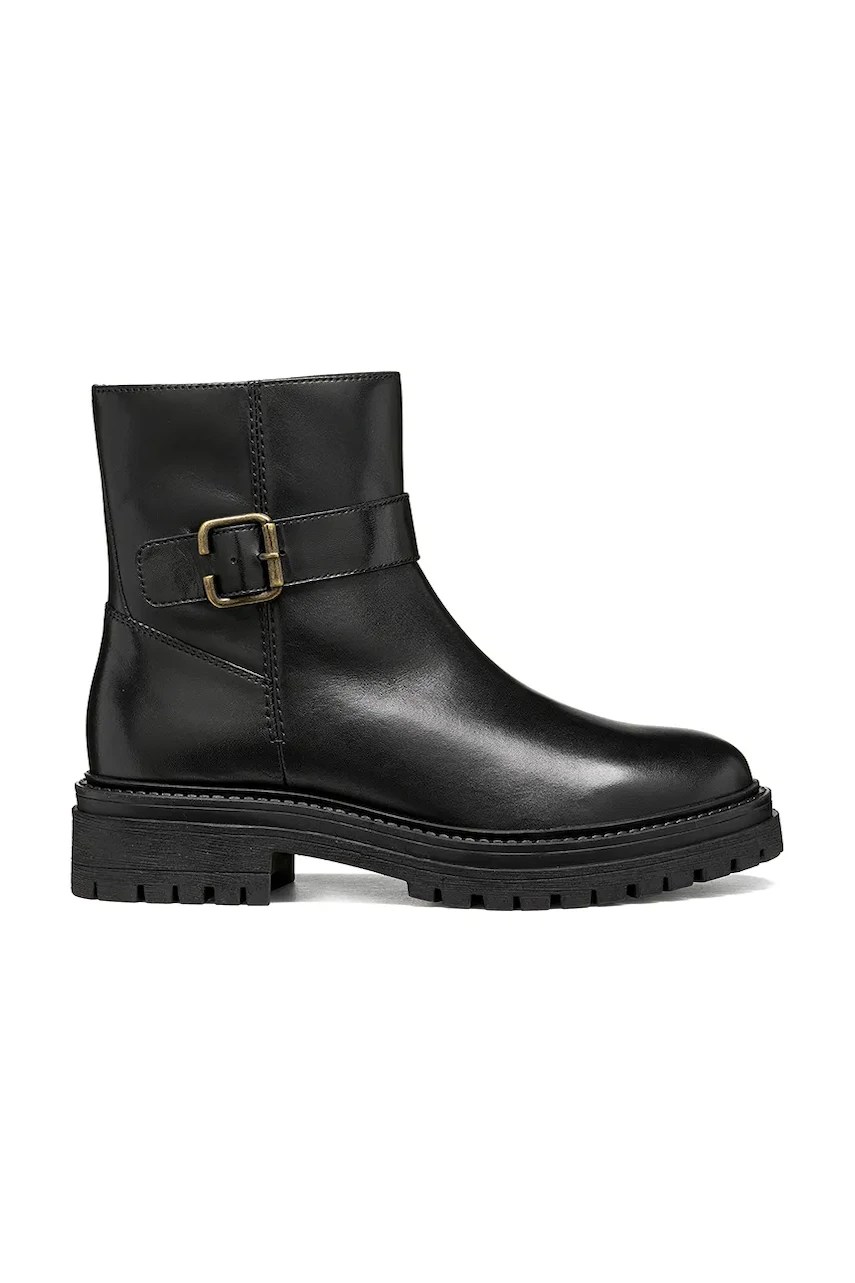 Botine pentru femei din piele d IRIDEA – Geox Botine pentru femei din piele d IRIDEA – Geox