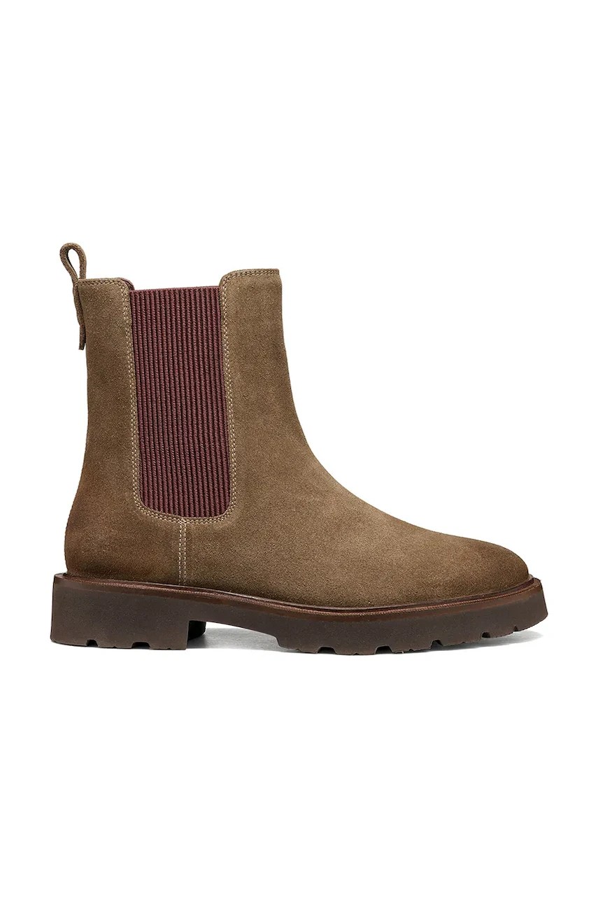 Botine pentru femei din piele întoarsă d NORIZE – Geox Botine pentru femei din piele întoarsă d NORIZE – Geox