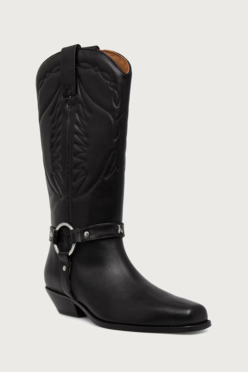 Cizme cowboy din piele pentru femei – Patrizia Pepe Cizme cowboy din piele pentru femei – Patrizia Pepe
