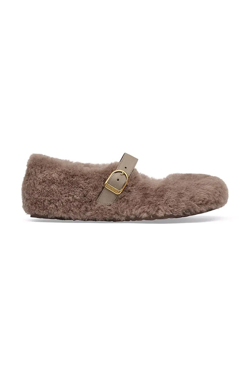 Balerini din piele Santa Clarita Shearling – Birkenstock Balerini din piele Santa Clarita Shearling – Birkenstock