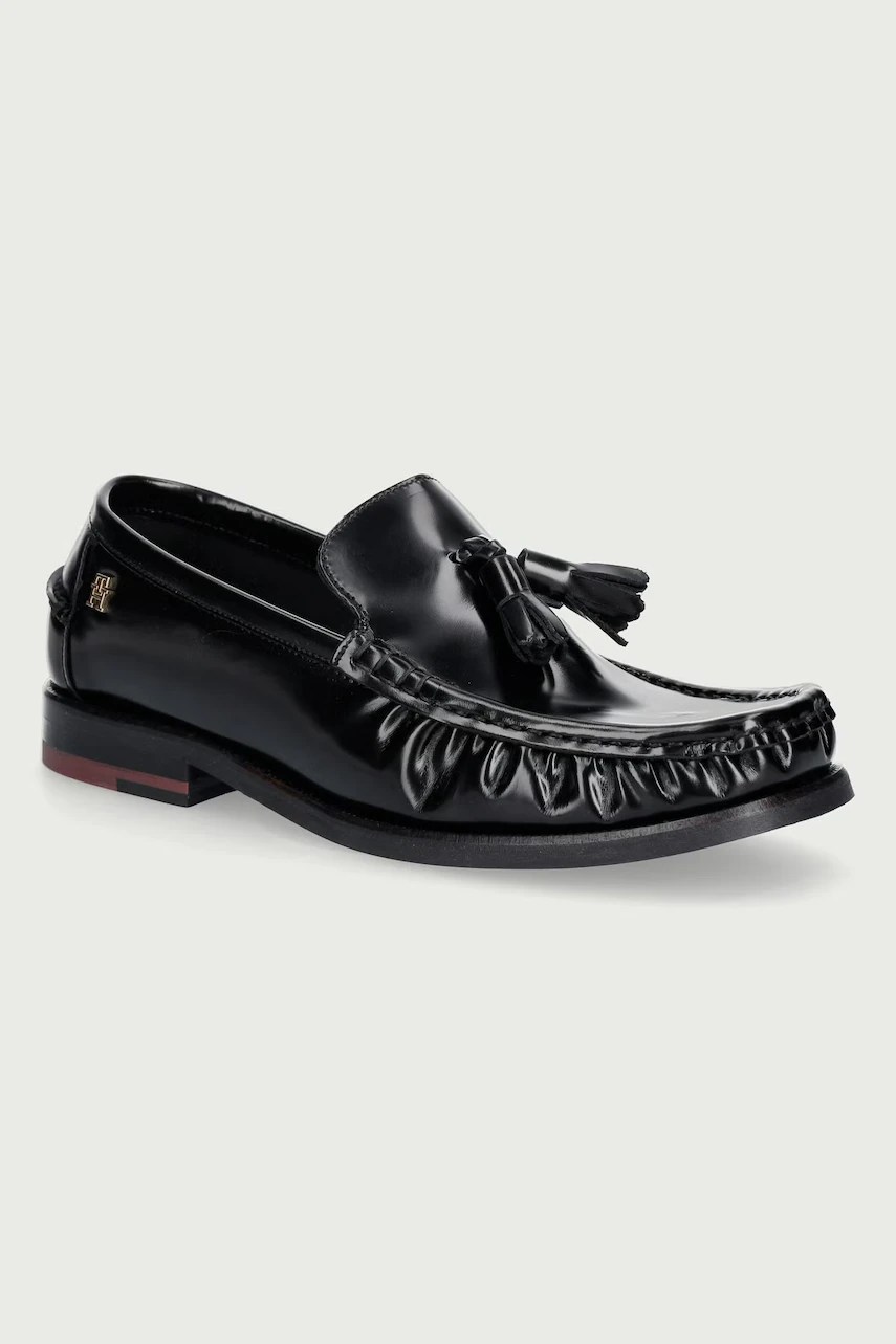 Mocasini pentru femei din piele SQUARE TOE TASSEL LOAFER – Tommy Hilfiger Mocasini pentru femei din piele SQUARE TOE TASSEL LOAFER – Tommy Hilfiger