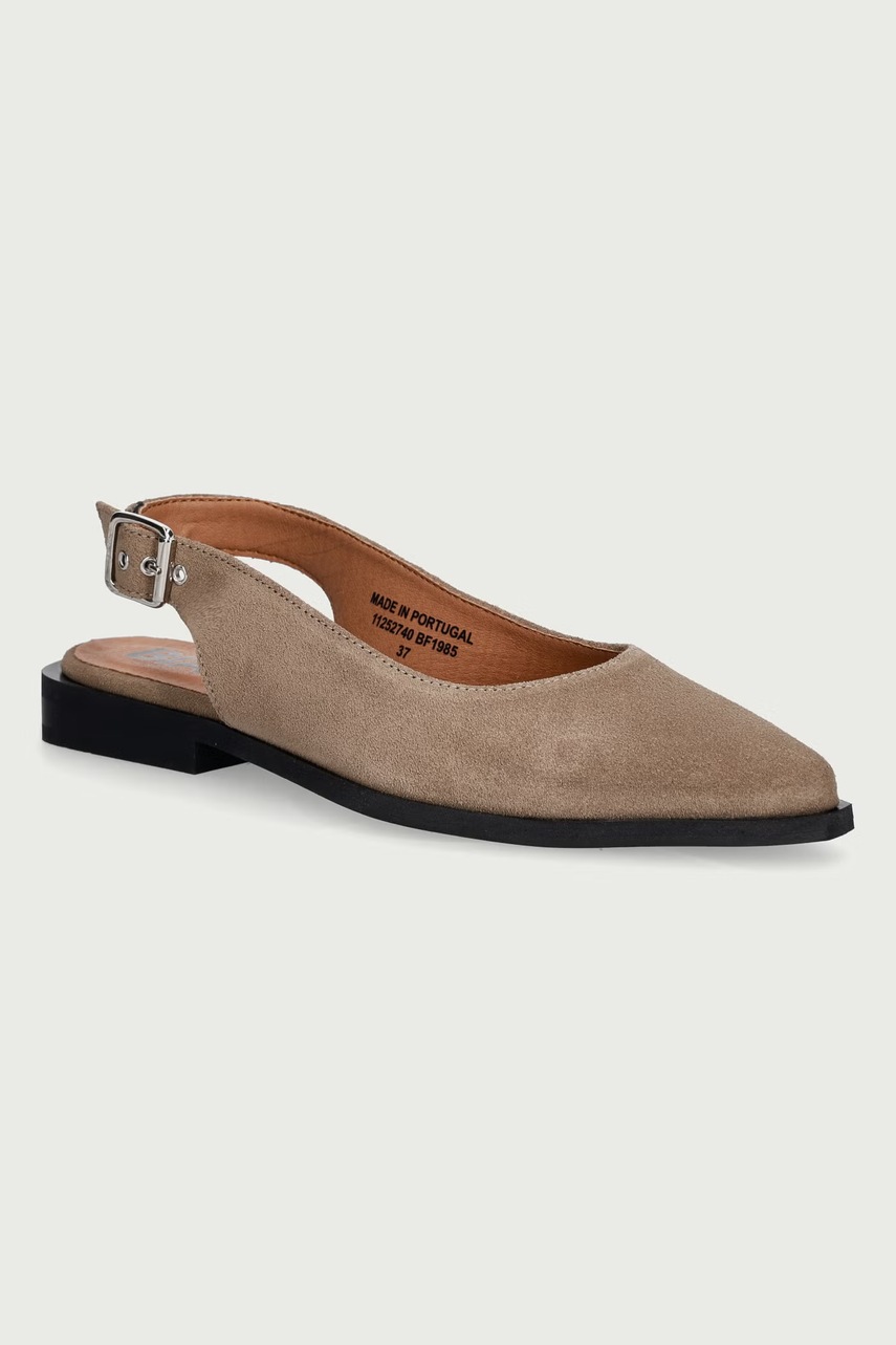Balerini din piele întoarsă BIAVICTORIA – Bianco Balerini din piele întoarsă BIAVICTORIA – Bianco