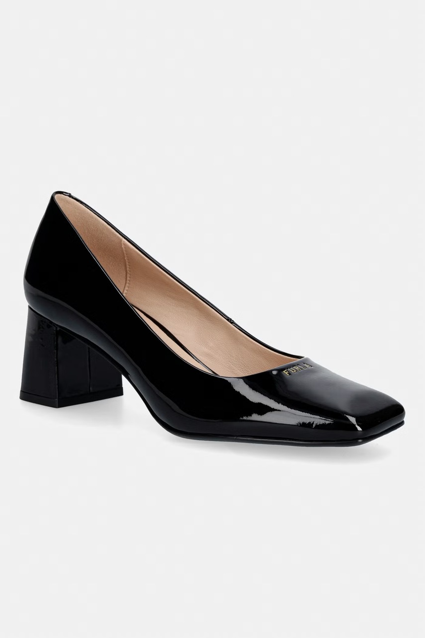 Pantofi cu toc din piele – Furla / Solid Pantofi cu toc din piele – Furla / Solid