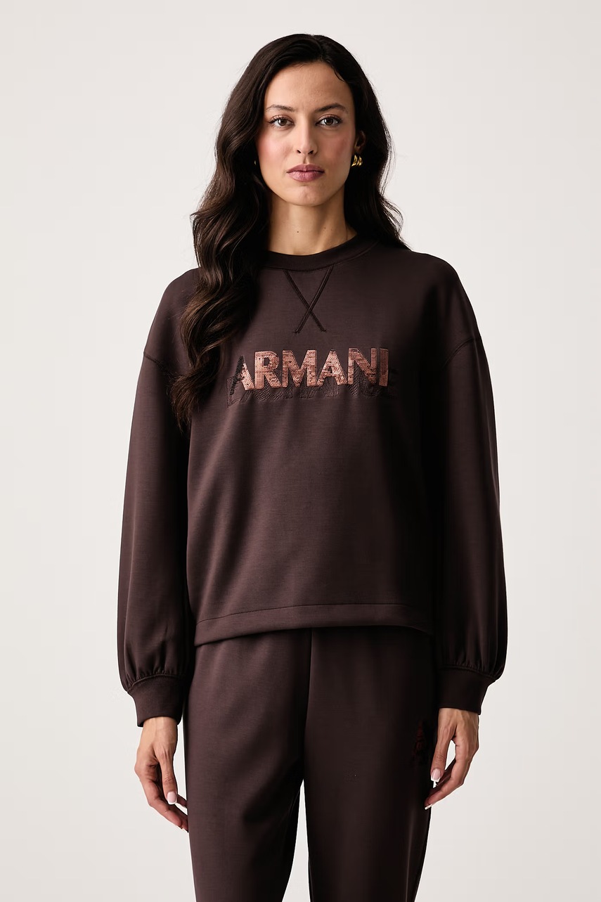 Hanorac pentru femei cu vâscoză – ARMANI EXCHANGE Hanorac pentru femei cu vâscoză – ARMANI EXCHANGE