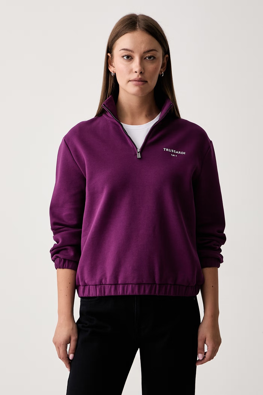 Hanorac pentru femei din bumbac – Trussardi Hanorac pentru femei din bumbac – Trussardi