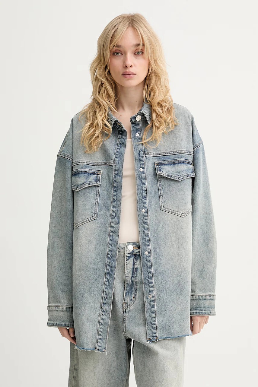 Cămașă gestuz pentru femei, din denim GZnoma Cămașă gestuz pentru femei, din denim GZnoma