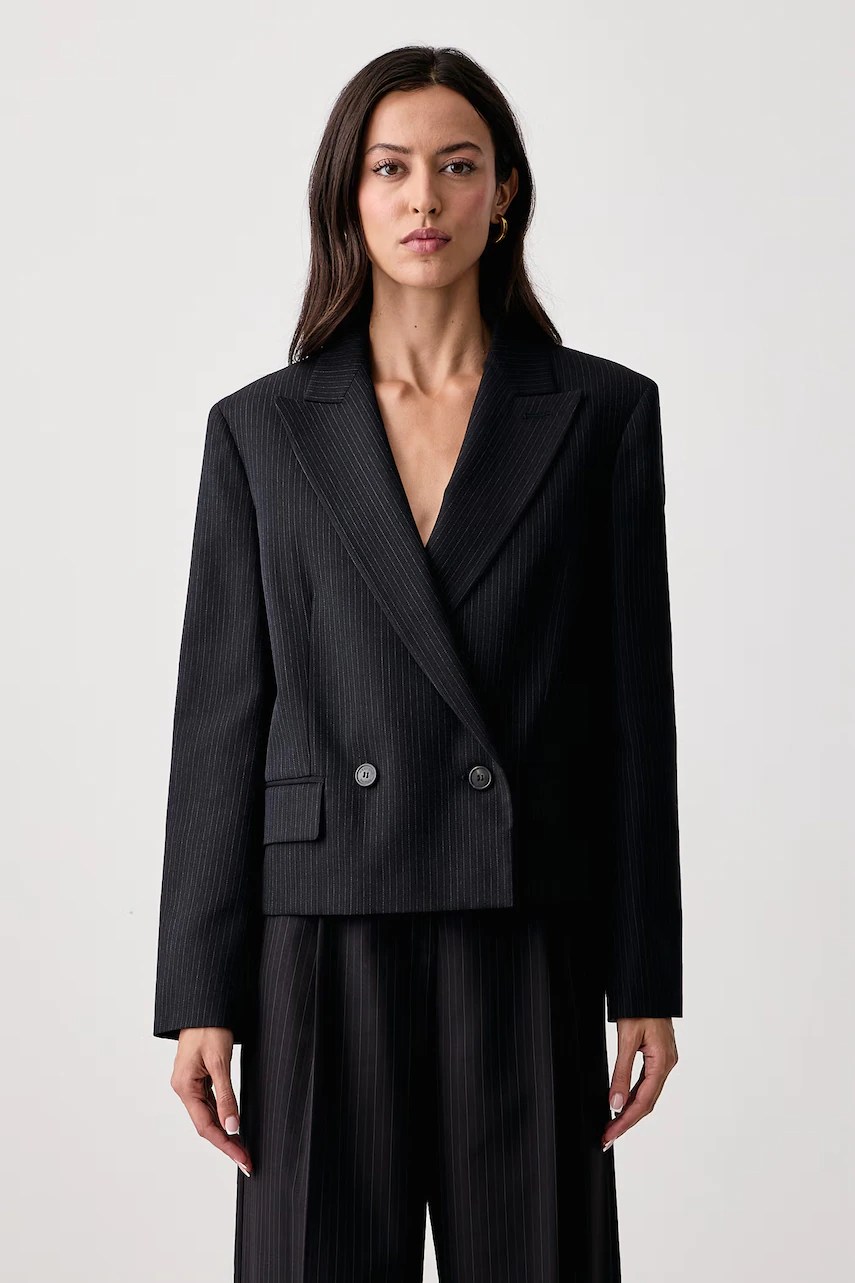 Sacou cu două rânduri de nasturi pentru femei cu lână WKDCANAPA – Weekend Max Mara Sacou cu două rânduri de nasturi pentru femei cu lână WKDCANAPA – Weekend Max Mara