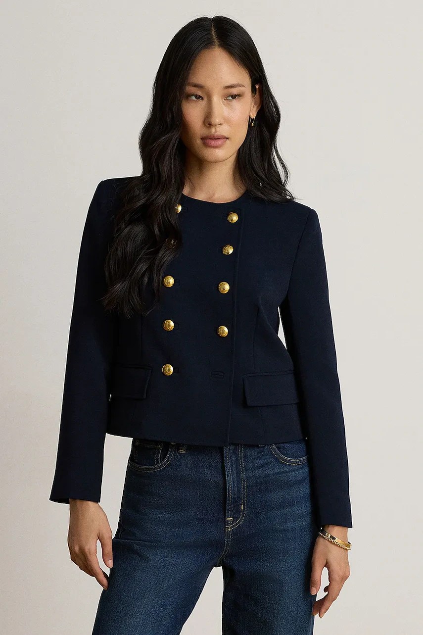 Sacou cu două rânduri de nasturi pentru femei – Lauren Ralph Lauren Sacou cu două rânduri de nasturi pentru femei – Lauren Ralph Lauren