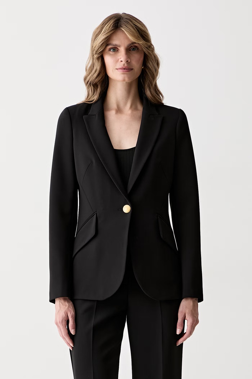 Sacou pentru femei JASMINE cu un singur rând de nasturi – Marciano by Guess Sacou pentru femei JASMINE cu un singur rând de nasturi – Marciano by Guess