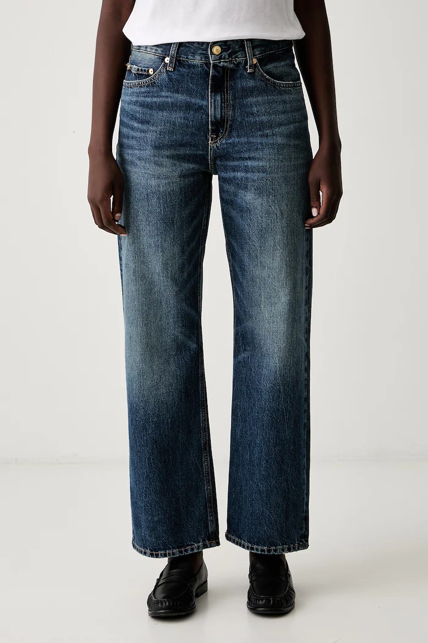 Blugi straight pentru femei – Tommy Hilfiger Blugi straight pentru femei – Tommy Hilfiger