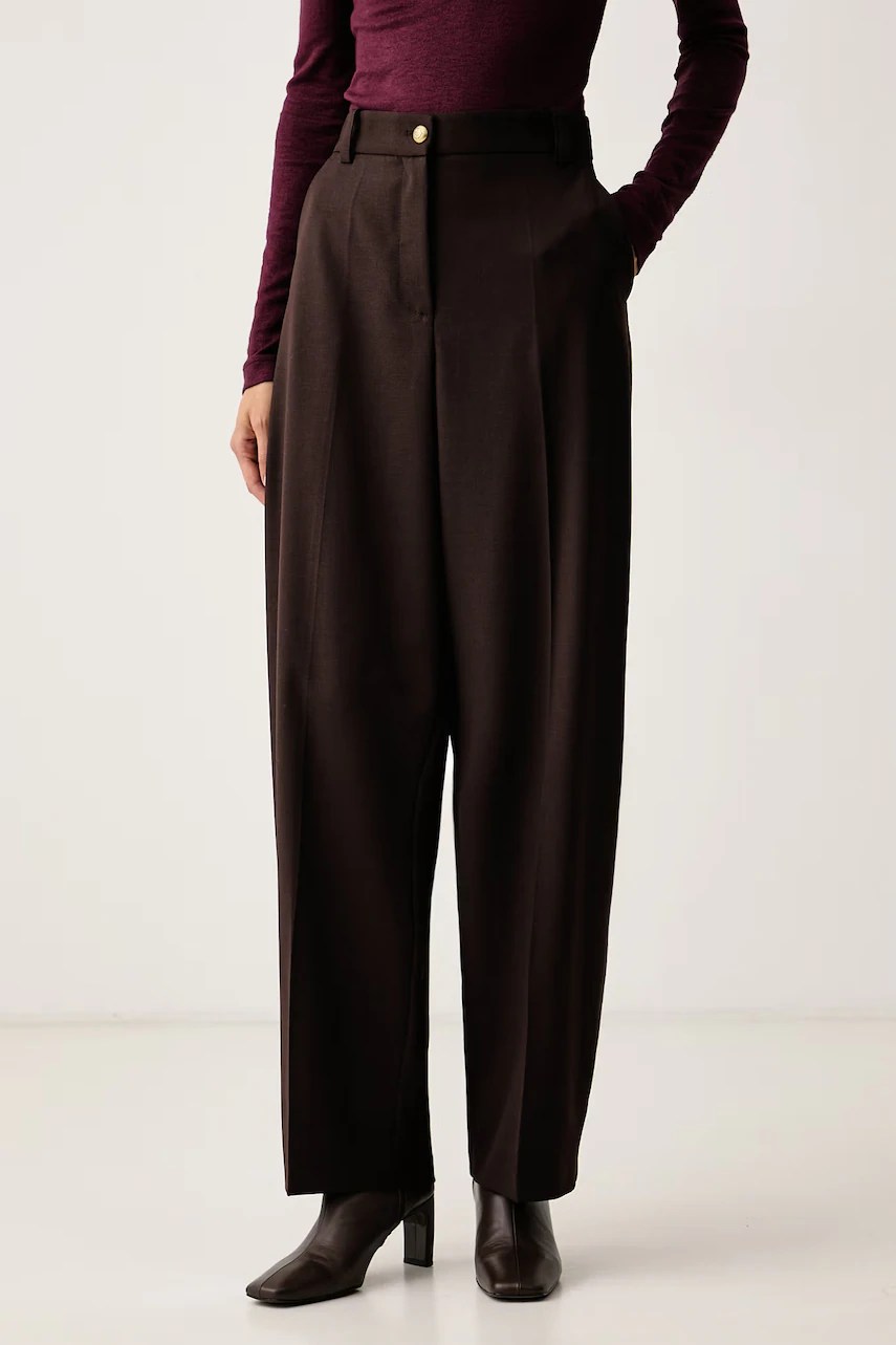 Pantaloni pentru femei cu amestec de lână – Pinko Pantaloni pentru femei cu amestec de lână – Pinko