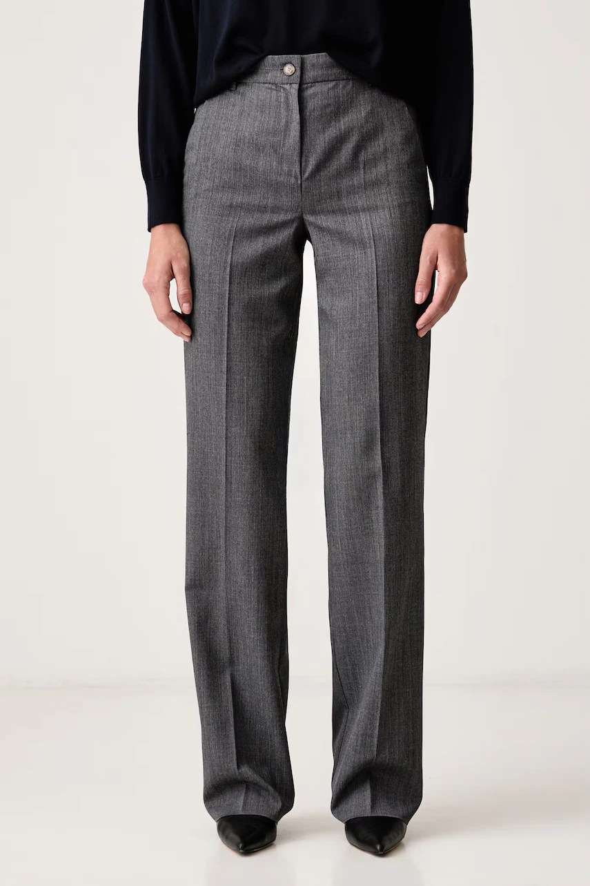 pantaloni straight pentru femei din amestec de lână – Marella pantaloni straight pentru femei din amestec de lână – Marella