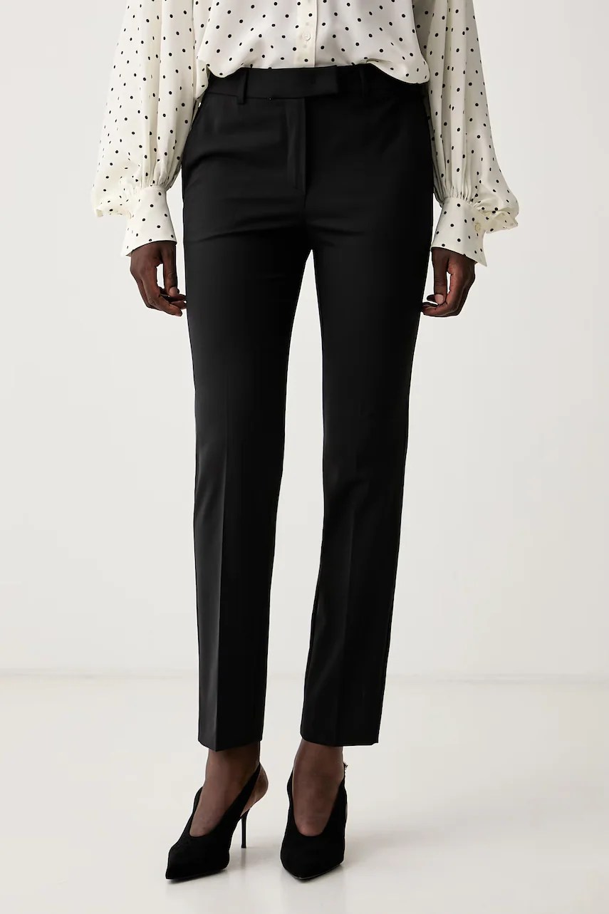 Pantaloni slim fit pentru femei cu lână MLLWHISKY – Marella Pantaloni slim fit pentru femei cu lână MLLWHISKY – Marella