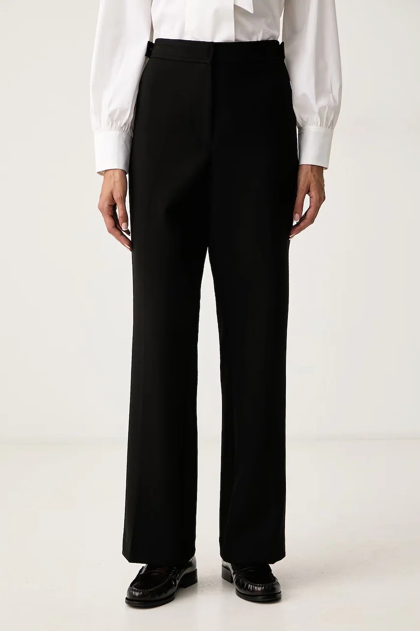 Pantaloni straight pentru femei – Tommy Hilfiger Pantaloni straight pentru femei – Tommy Hilfiger
