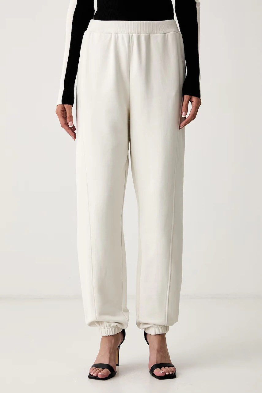 Pantaloni de trening pentru femei din bumbac – Patrizia Pepe Pantaloni de trening pentru femei din bumbac – Patrizia Pepe