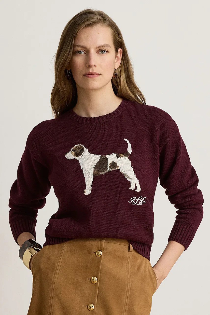 Pulover pentru copii din bumbac – Lauren Ralph Lauren Pulover pentru copii din bumbac – Lauren Ralph Lauren