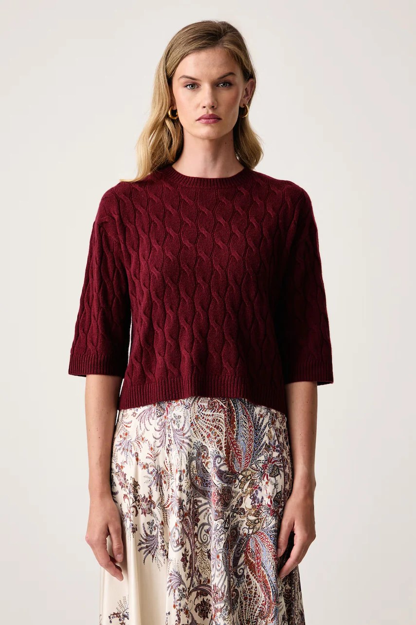 pulover relaxed fit pentru femei din lână MLSRADURA – Marella pulover relaxed fit pentru femei din lână MLSRADURA – Marella