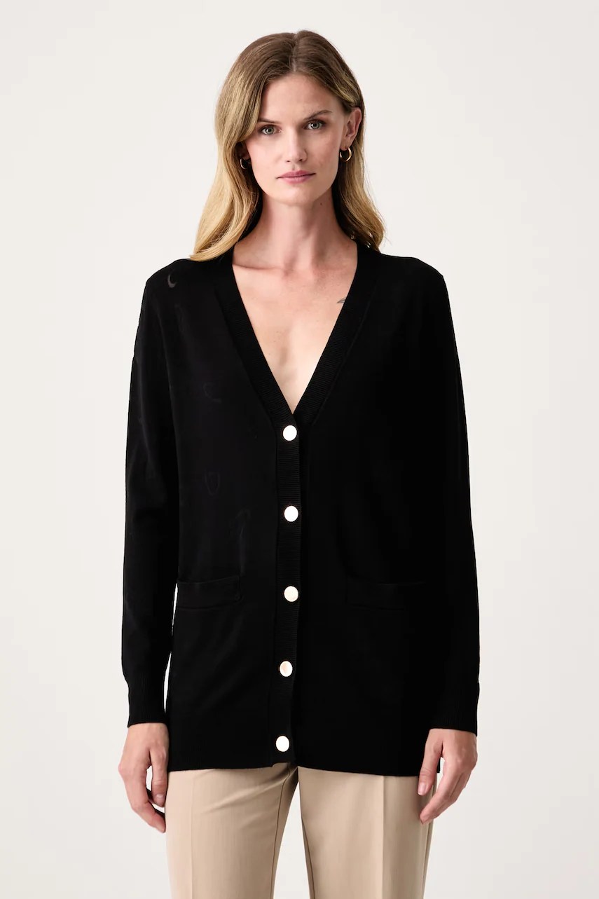 Cardigan pentru femei din vâscoză – Fracomina Cardigan pentru femei din vâscoză – Fracomina