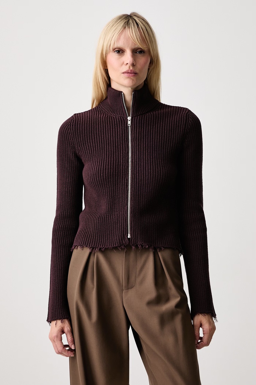 Cardigan pentru femei din bumbac – MM6 Maison Margiela Cardigan pentru femei din bumbac – MM6 Maison Margiela