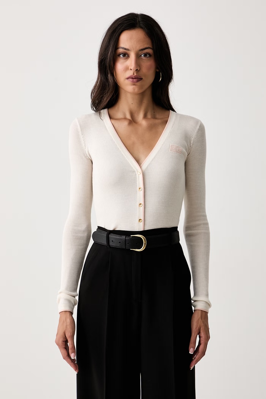 Cardigan pentru femei cu lână – Elisabetta Franchi Cardigan pentru femei cu lână – Elisabetta Franchi