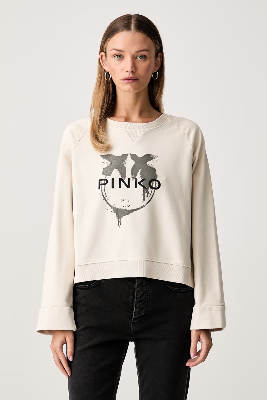 Hanorac pentru femei din bumbac – Pinko Hanorac pentru femei din bumbac – Pinko
