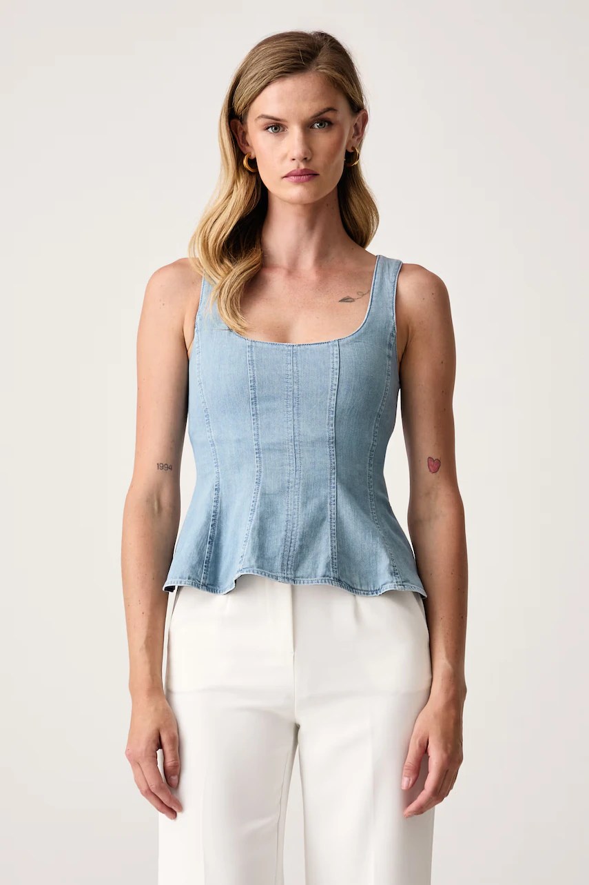Top pentru femei din denim MLSAPRILE – Marella Top pentru femei din denim MLSAPRILE – Marella