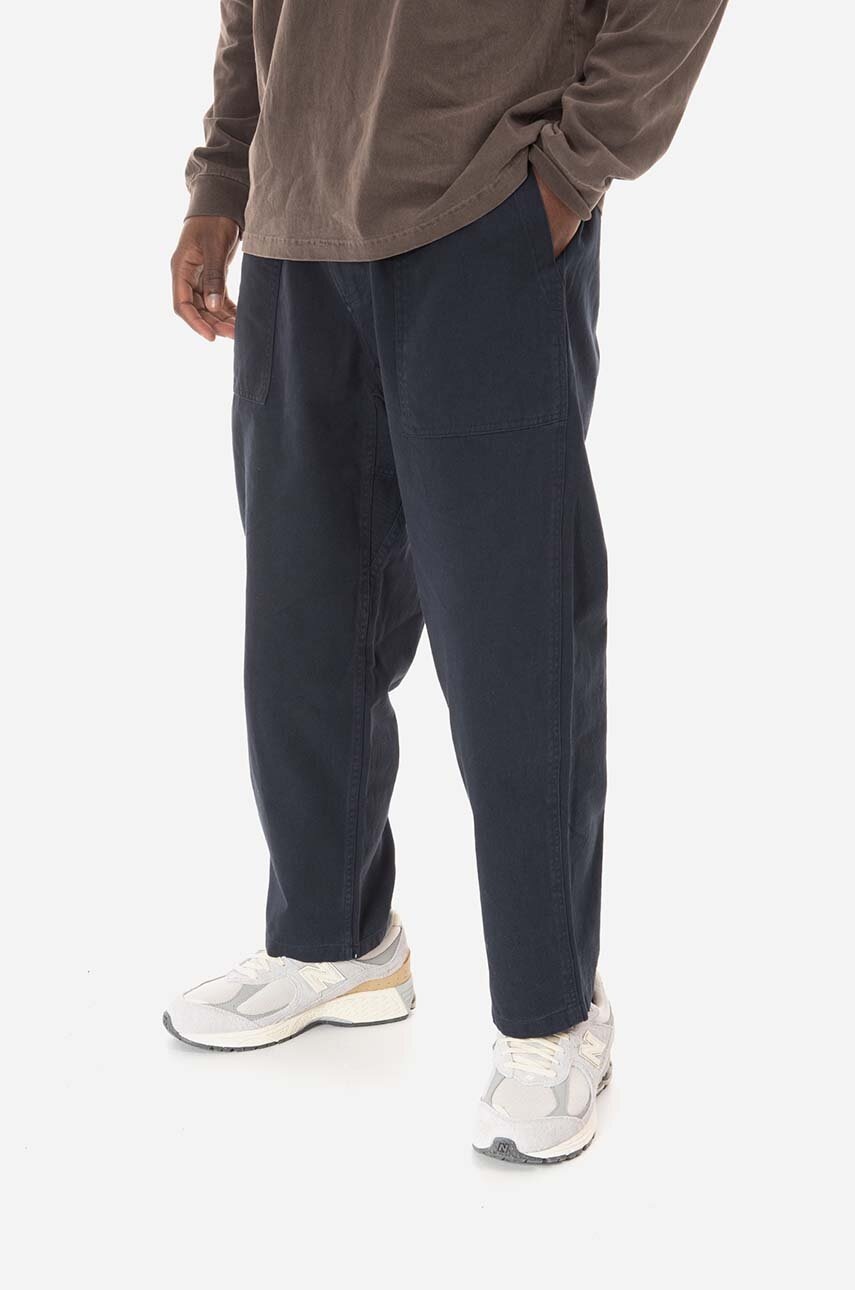 Pantaloni gramicci loose tapered din bumbac Pantaloni gramicci loose tapered din bumbac
