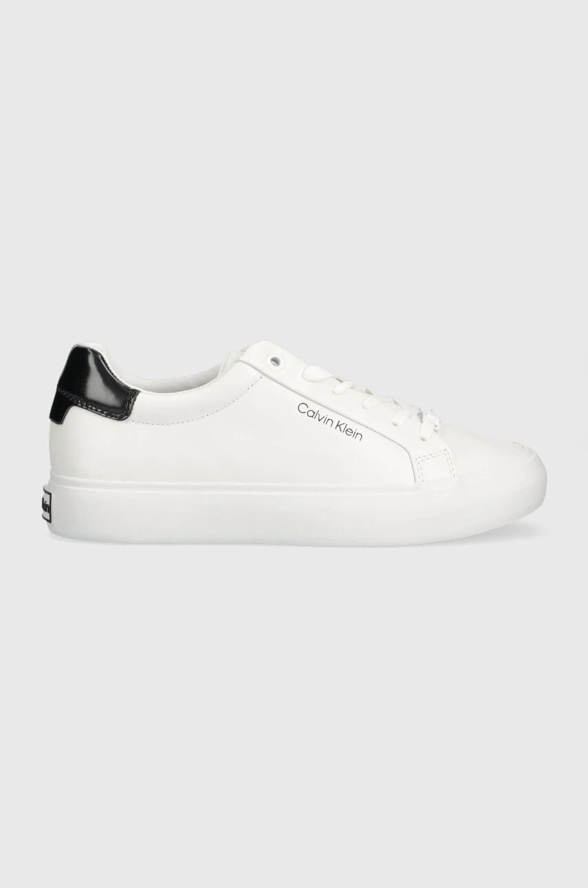 Calvin klein sneakers din piele VULC LACE UP Calvin klein sneakers din piele VULC LACE UP