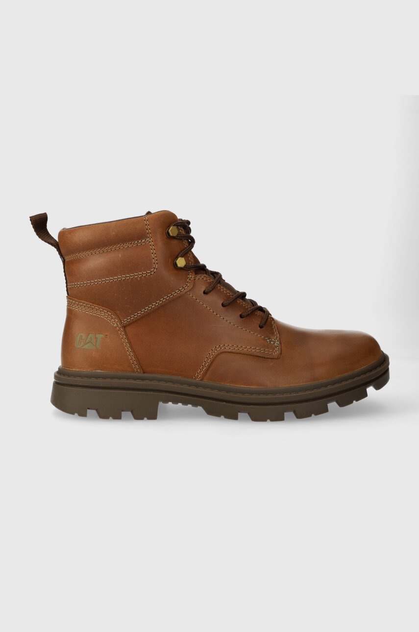 Ghete bărbați CAT footwear PRACTITIONER MID din piele Ghete bărbați CAT footwear PRACTITIONER MID din piele