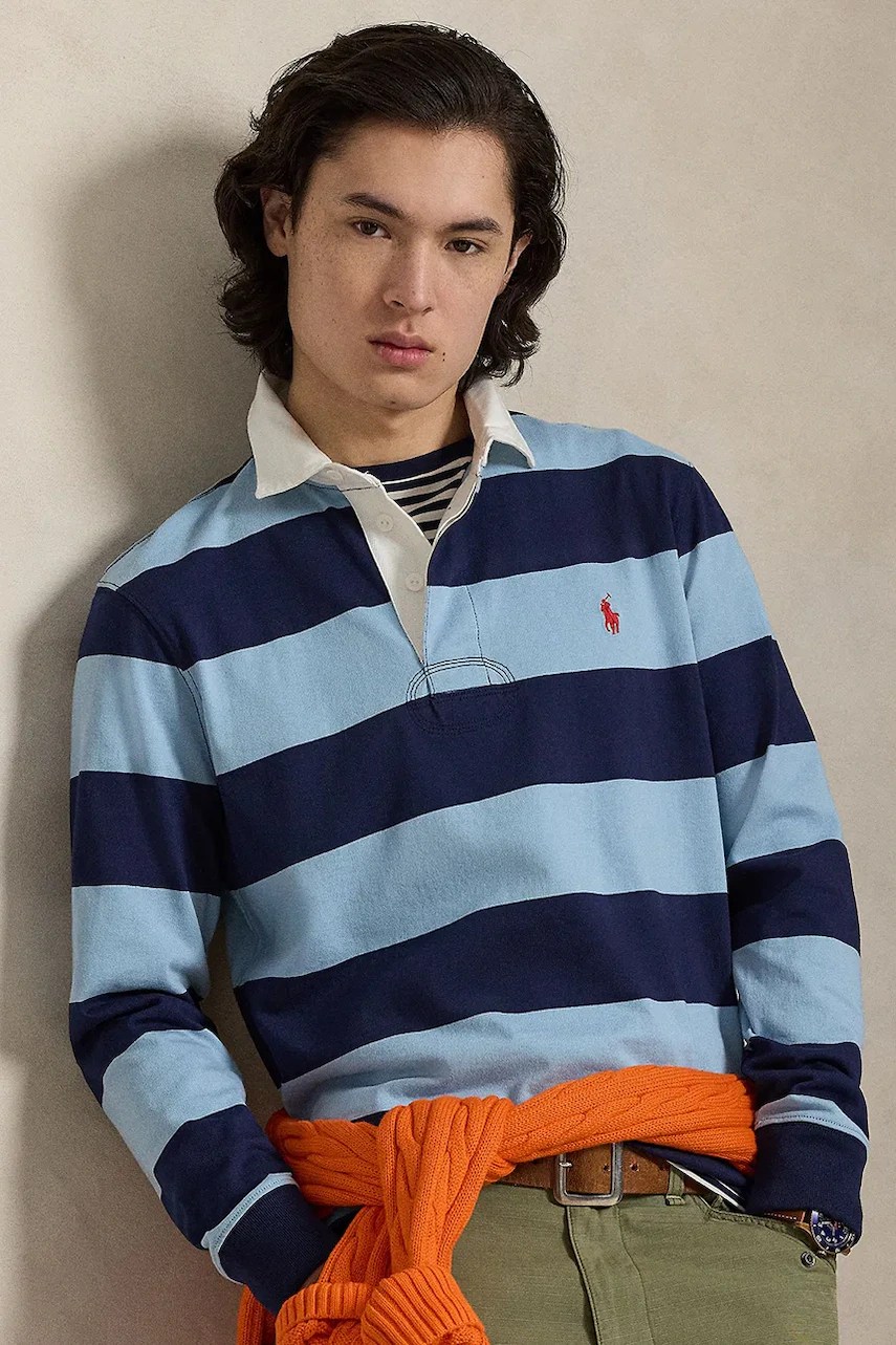 Polo ralph lauren tricou mânecă lungă bărbătesc din bumbac Polo ralph lauren tricou mânecă lungă bărbătesc din bumbac